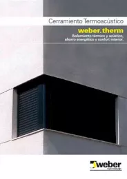 Cerramiento Termoacústico Weber.Therm